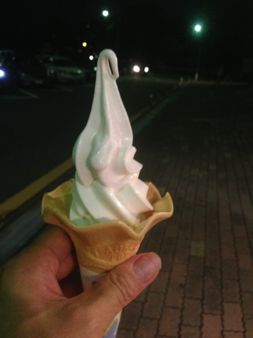 Vanilla @ a highway service area on Kan-etsu Expressway on the way back from Fuji Rock Festival 2014 
